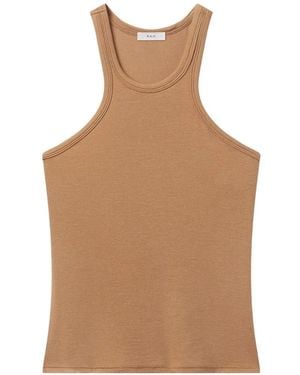 A.L.C. Dean racerback ribbed tank - Marrón