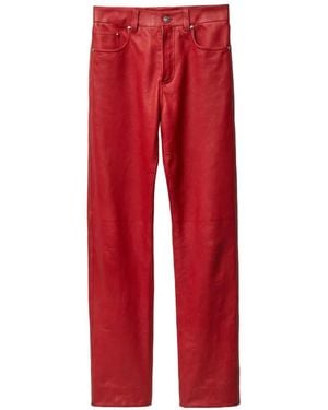 Versace Straight Broek - Rood