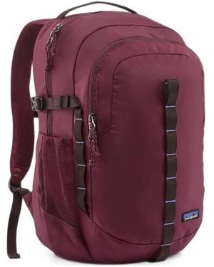 Patagonia Refugio Daypack Logo-Patch Paneled Backpack - Purple