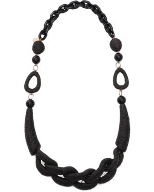 Weekend by Maxmara Teismo Chain Necklace - Black