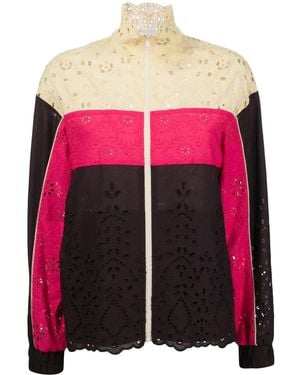 Goen.J Colour-Block Track Jacket - Pink