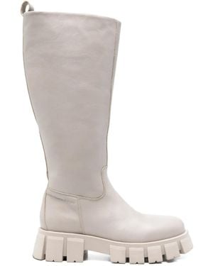 Marc O' Polo 50Mm Leather Boots - White