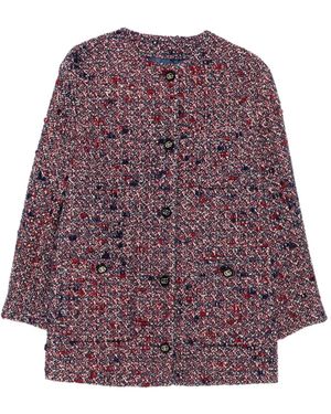 Gucci Wool Bouclé Jacket - Purple