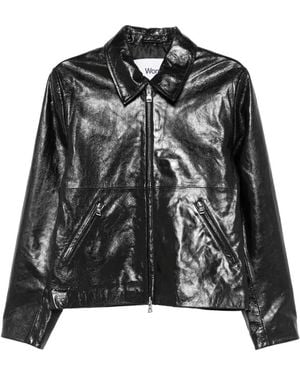 Won Hundred Dutton Leather Jacket - Black