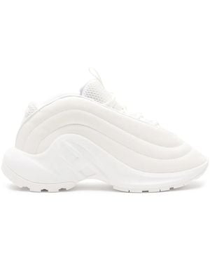 DIESEL S-D-Runner X-Slip-On Sneakers With Matte Oval D Instep - White