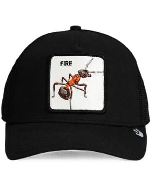 Goorin Bros Logo-Patch Mesh-Panel Cap - Black