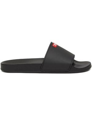 DIESEL Sa-Swim Pool Slides - Black