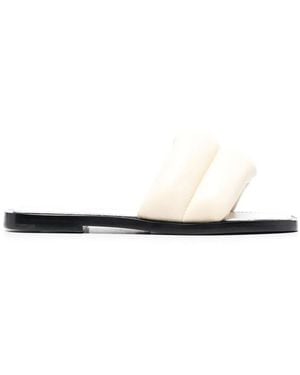 Proenza Schouler Padded Slip-On Sandals - White