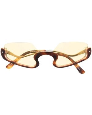 Henrik Vibskov Rollo Tortoise Sunglasses - Natural