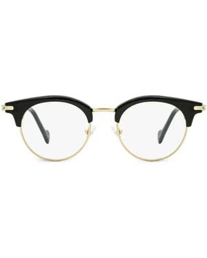 Moncler Round-Frame Glasses - Black