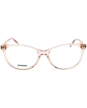 Missoni Oval-Frame Glasses - Natural
