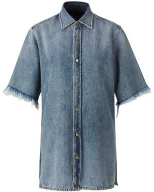 DARKPARK Jeanshemd Aus Baumwollgemisch - Blau