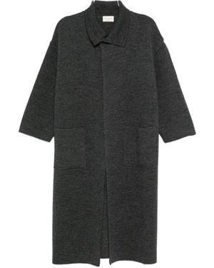 Ma'ry'ya Patch-pockets Cardi-coat - ブラック