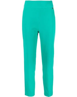 Liu Jo Cropped Tailored Pants - Blue