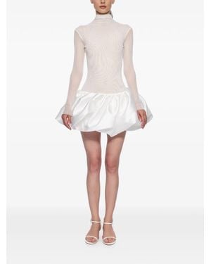 Atu Body Couture High-Neck Mini Dress - White