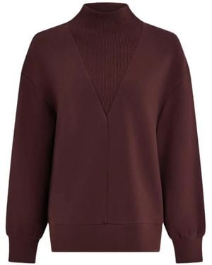 Varley Novi Mock-Neck Sweatshirt - Purple