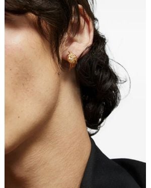 Emanuele Bicocchi Ala Huggie Wing Earrings - Black