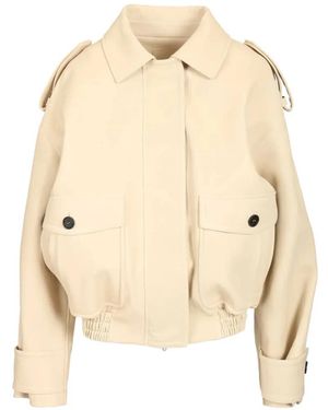 DURAZZI MILANO Button Pocket Jacket - Natural