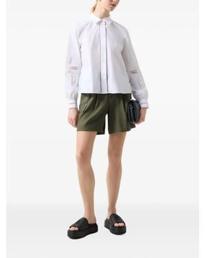 Bogner Hanny Pleated Shorts - White