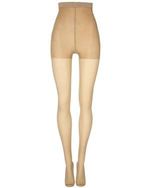 Wolford 30 Semi-Sheer Tights - White