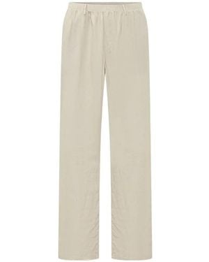 Cellar Door Alfonso Elasticated-Waist Trousers - White
