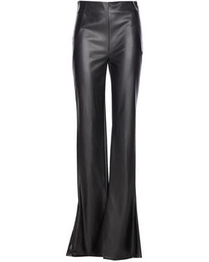 Aniye By Pantalon En Cuir Artificiel À Zip Latéral - Noir