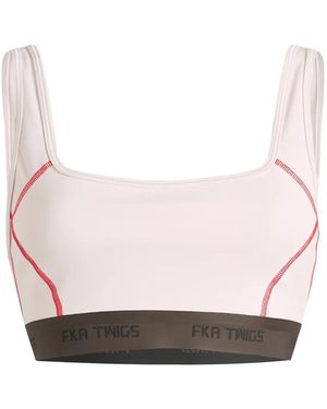 On Shoes Square-Neck Sports Bra - Pink