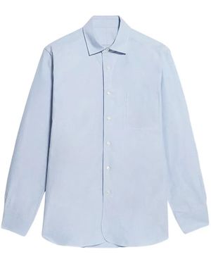 Fortela Soho Chest-Pocket Shirt - Blue