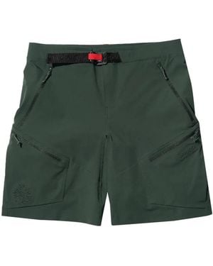 Uppervoid Short Ceinturé Aruval À Poches Multiples - Vert