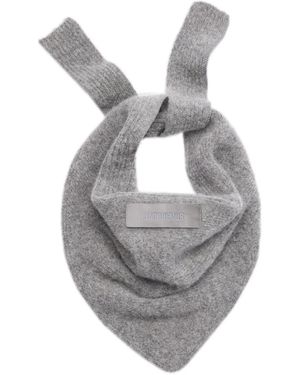 Jacquemus Le Chale Gros Grain スカーフ - グレー