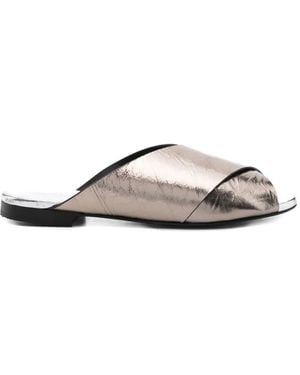 DONNARì Sandalias Con Tiras Cruzadas - Blanco