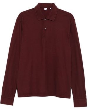 Aspesi Long-sleeve Polo Shirt - Red