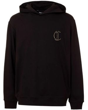Just Cavalli Logo-patch Hoodie - ブラック