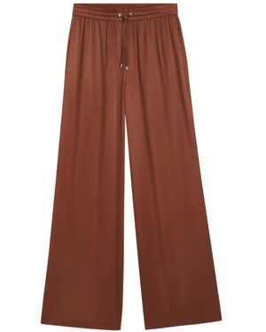 BOSS Relaxed-Fit Trousers - Brown