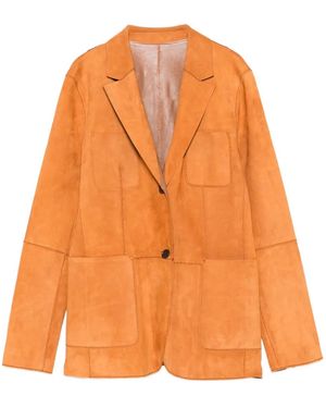 DESA NINETEENSEVENTYTWO Sakko aus Wildleder - Orange