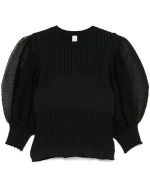 CFCL Fluted Lucent Top - Black
