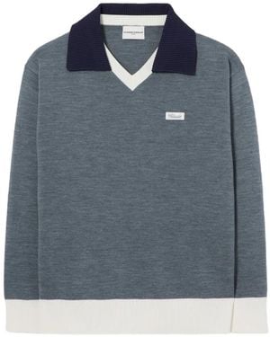 Claudie Pierlot Jersey Con Parche Del Logo - Azul