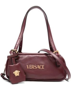 Versace Tag Bowling Schultertasche - Lila