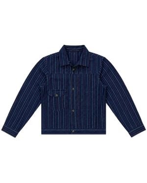 Fortela Pouce Cycletop Striped Jacket - Blue