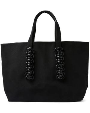 Kara Cobra Tote Bag - Black