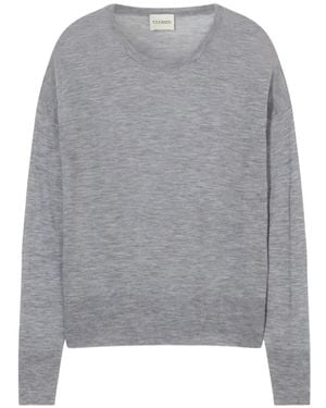 Closed Fine-Knit Drop-Shoulder Jumper - Grey