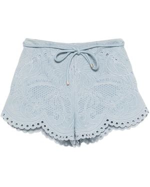 Zimmermann Daylight Denim Shorts - Blue