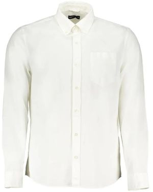 North Sails Camicia Con Colletto Button-Down - Bianco