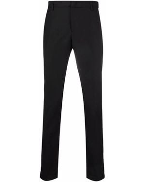 Dondup Mid-Rise Slim-Fit Trousers - Black