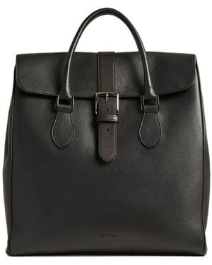 Kiton Tote Bag Mit Schnalle - Schwarz