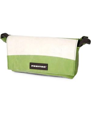 Freitag Small F171 Laura Logo-Patch Messenger Bag - Green