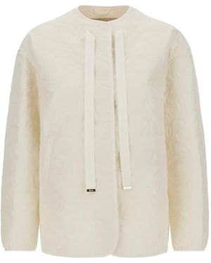Herno Giacca Girocollo Trapuntata - Bianco