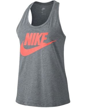 Nike Logo Tank Top - Grey