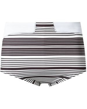 Amir Slama Striped Trunks - White