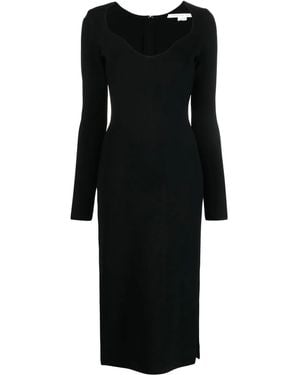 Veronica Beard Imka V-Neck Dress - Black